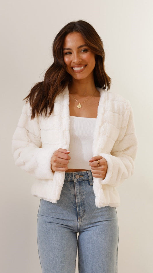 Bella | Women’s Chic Faux Fur Evening Jacket