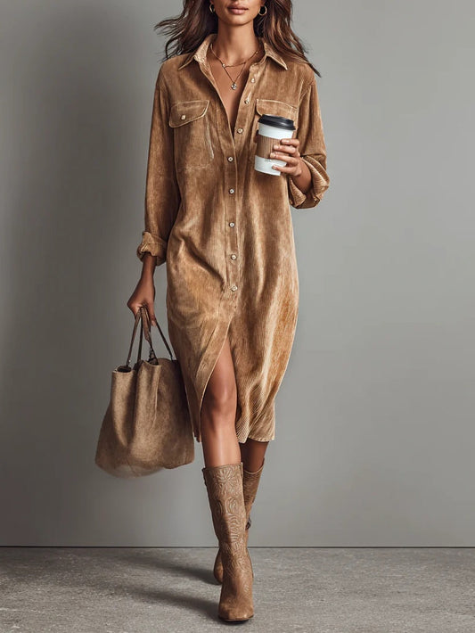 Vestido clásico y elegante | Vestido casual con estilo 