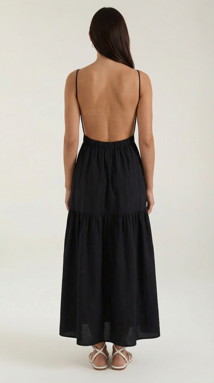 Vestido maxi Victoria sin espalda