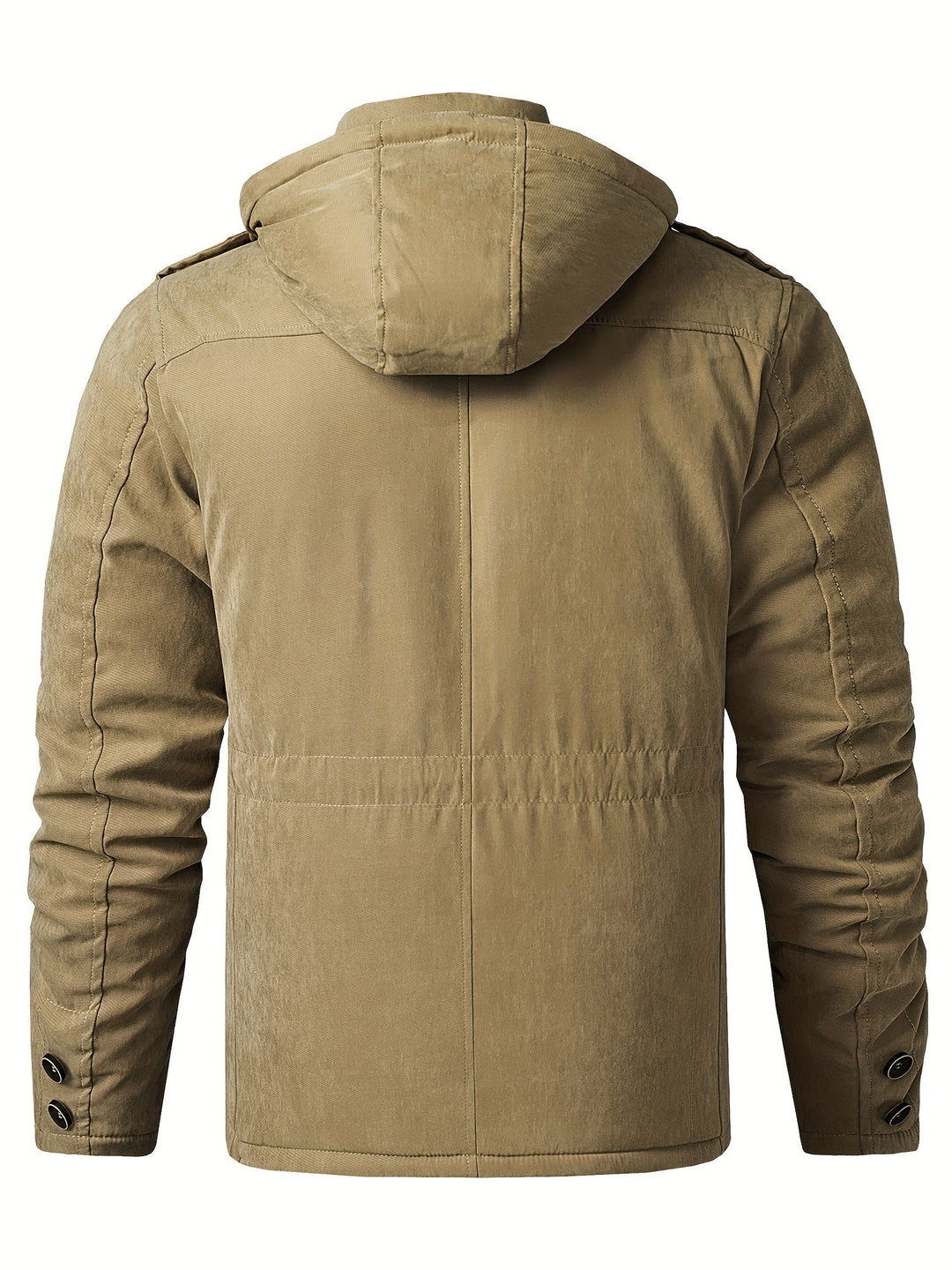 Men’s Warm Thick Hooded Utility Jacket