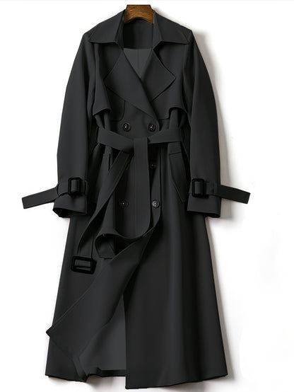 Caitlyn | Women’s Elegant Longline Office Trench Coat