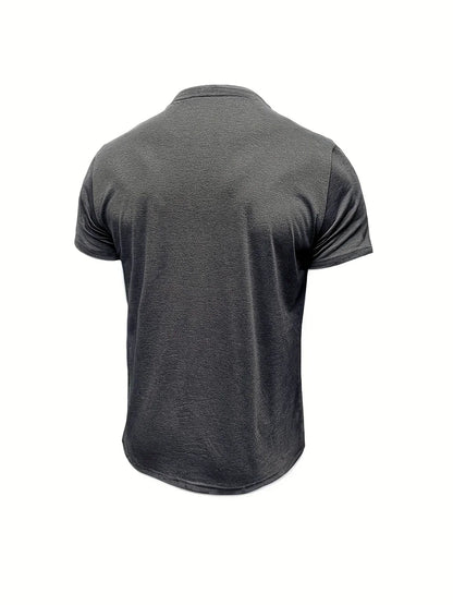 Slade | Camisa clásica de cuello redondo con bolsillo