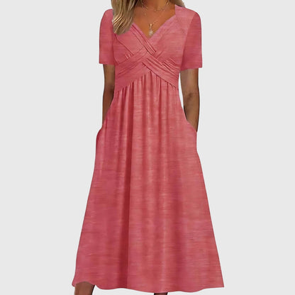 Midi Dress with Tummy Control – Maria & David New York