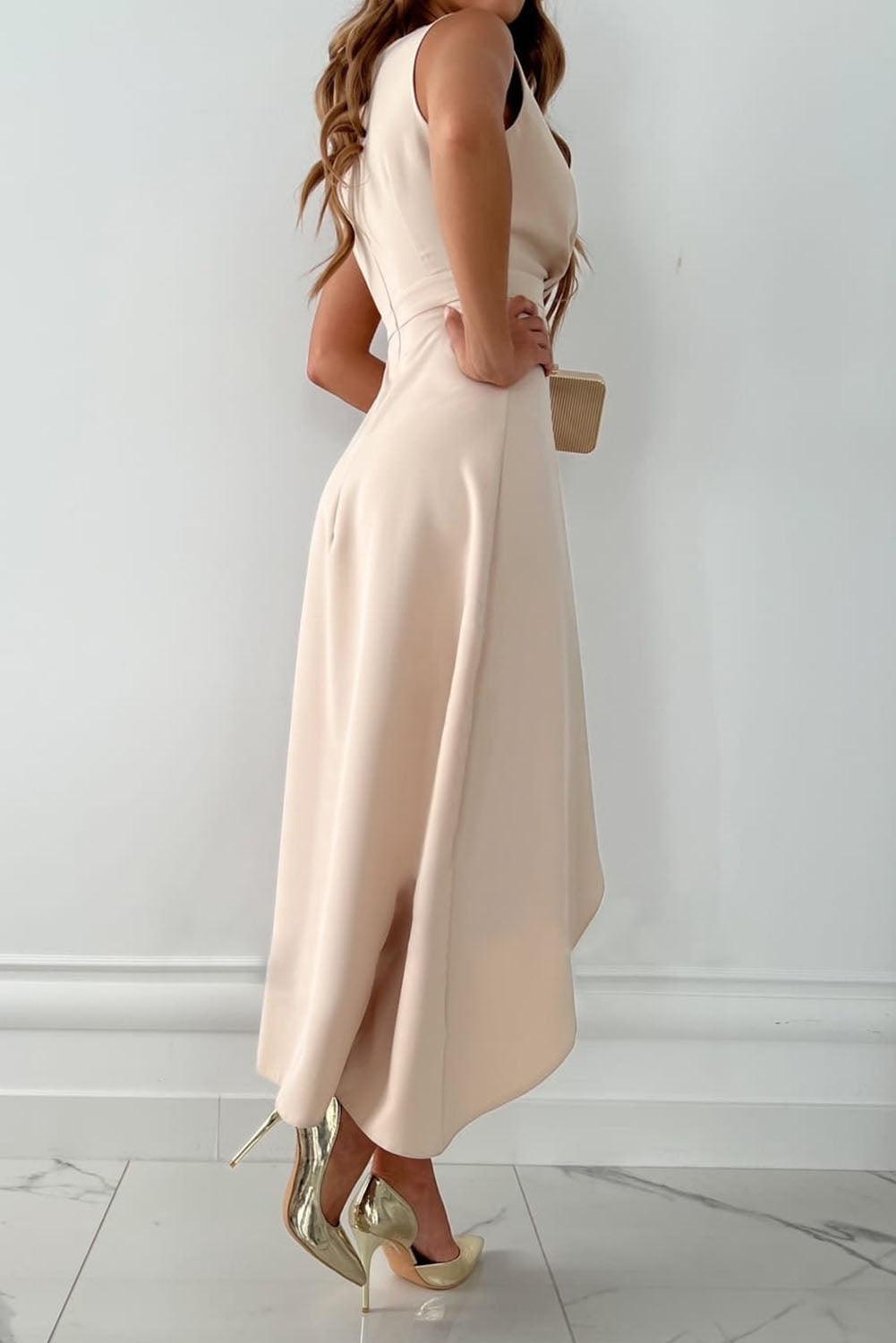 Rosamund | Vestido con estampado rosa