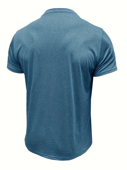 Slade | Camisa clásica de cuello redondo con bolsillo