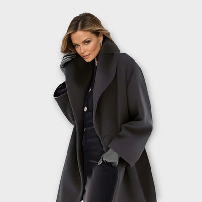 Maria | Abrigo de invierno extragrande con cuello ancho para mujer