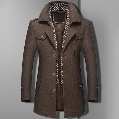Patrick | Abrigo cruzado estilo militar para hombre
