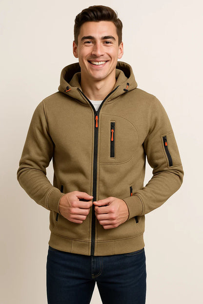 Sean | Sudadera informal con cremallera frontal para hombre