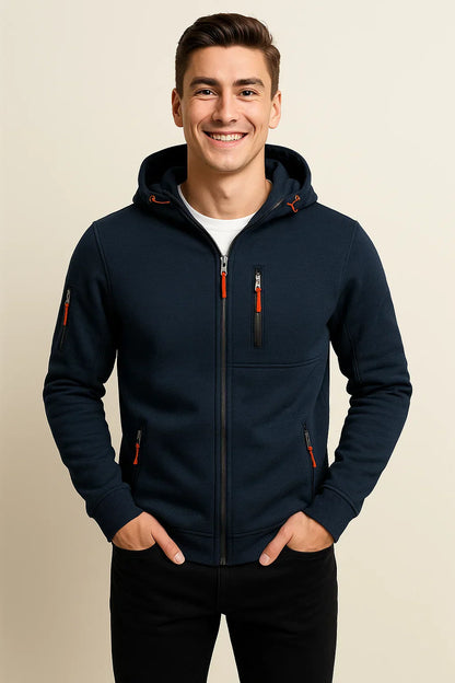 Sean | Sudadera informal con cremallera frontal para hombre