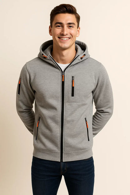 Sean | Sudadera informal con cremallera frontal para hombre