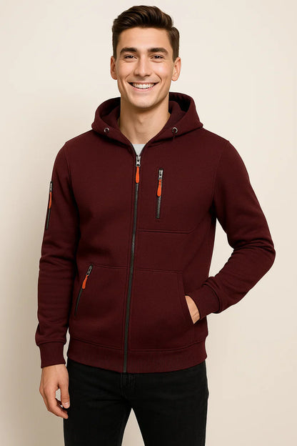Sean | Sudadera informal con cremallera frontal para hombre