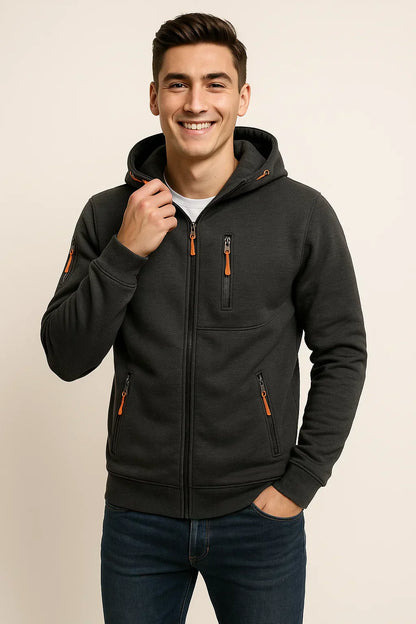 Sean | Sudadera informal con cremallera frontal para hombre