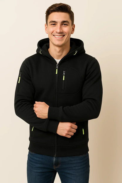 Sean | Sudadera informal con cremallera frontal para hombre