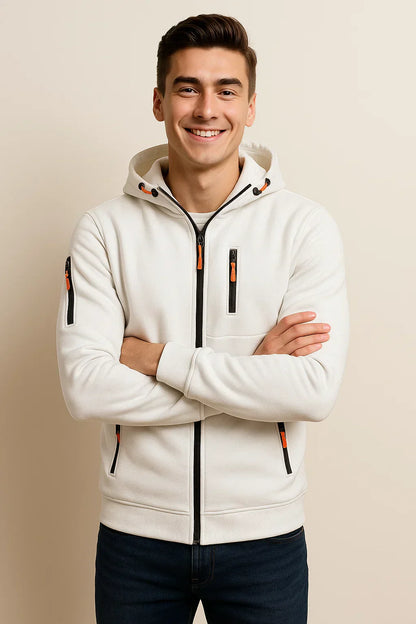 Sean | Sudadera informal con cremallera frontal para hombre