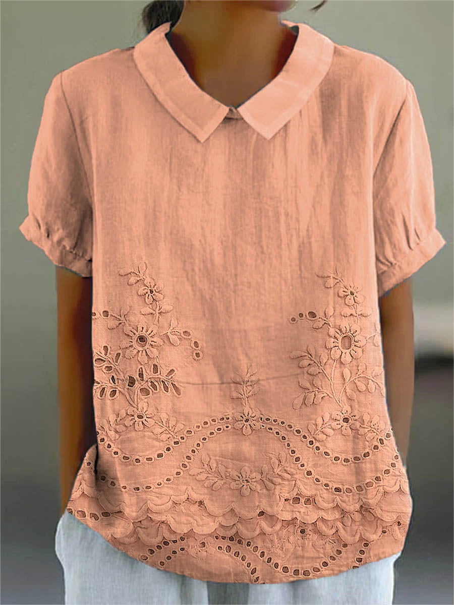 Lily | Camisa Bordada Floral