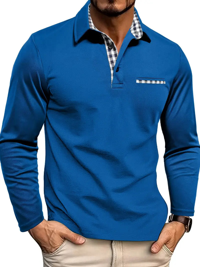 Tristan | Polo informal elegante de manga larga