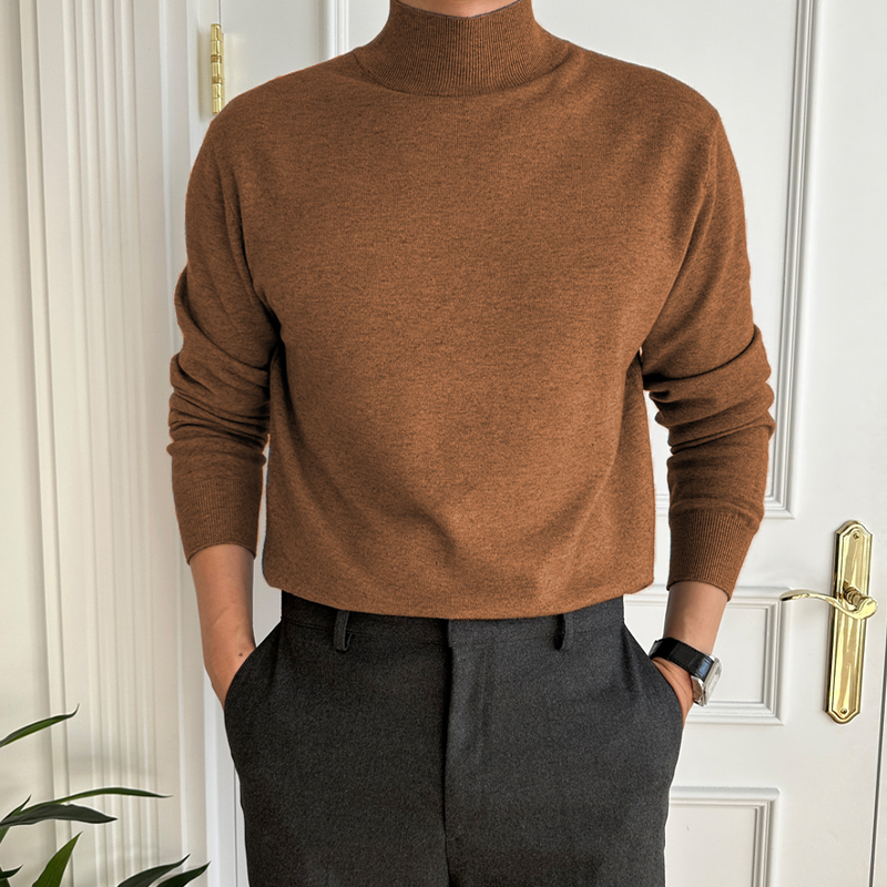 James™ - Suéter cómodo de cuello alto