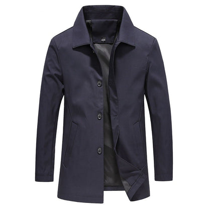 Harold | Chaqueta ligera clásica con botones para hombre
