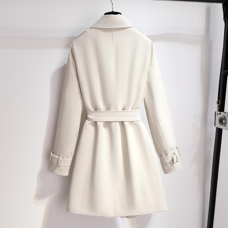 Women’s Classic Lapel Belted Trench Coat