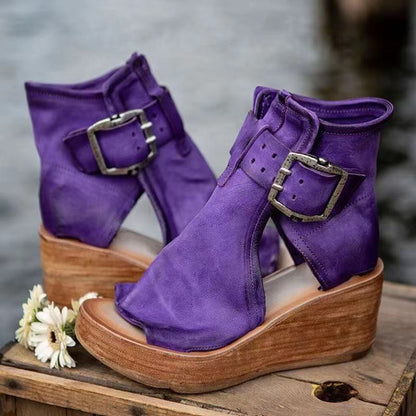 ELANA – SANDALIAS ORTOPÉDICAS BOHO CON CUÑA CON ESTILO