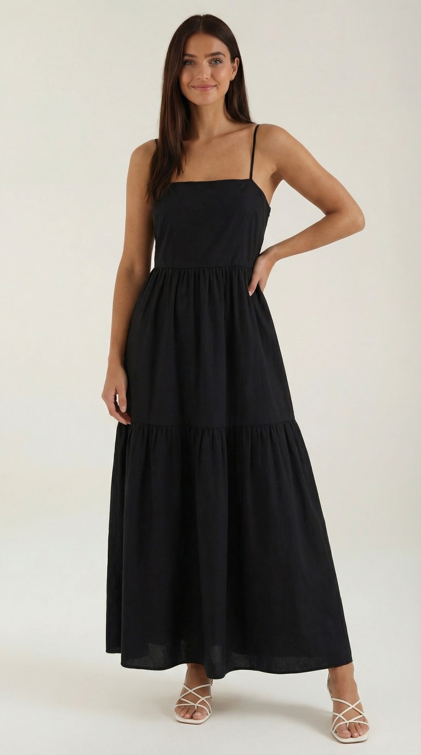 Vestido maxi Victoria sin espalda
