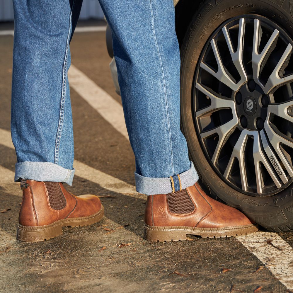 Arthur | Botas Chelsea de piel de corte cómodo para hombre