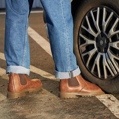 Arthur | Botas Chelsea de piel de corte cómodo para hombre