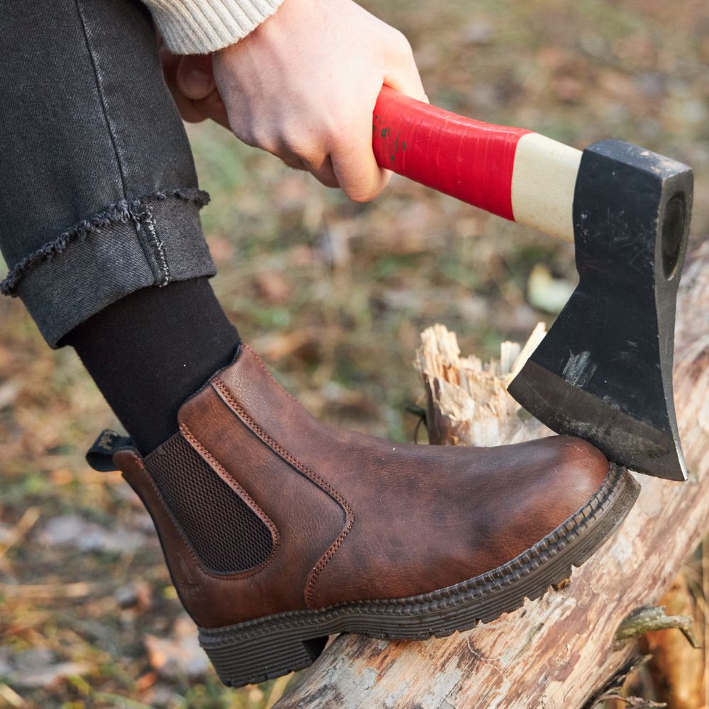 Arthur | Botas Chelsea de piel de corte cómodo para hombre