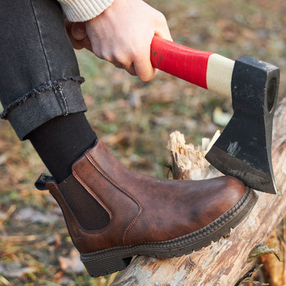 Arthur | Botas Chelsea de piel de corte cómodo para hombre