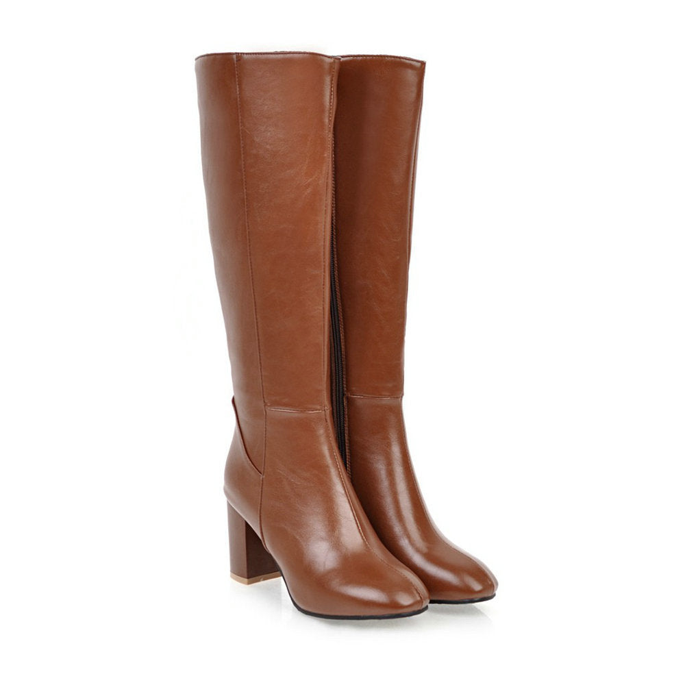 Women’s Elegant High Heel Knee Boots