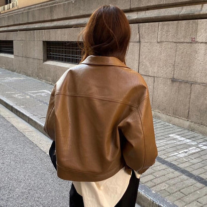 Women’s Elegant Zip-up Jacket with Zipper