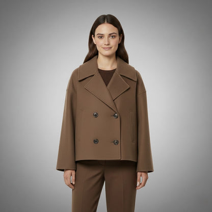 Georgia | Chaqueta corta clásica de doble botón para mujer