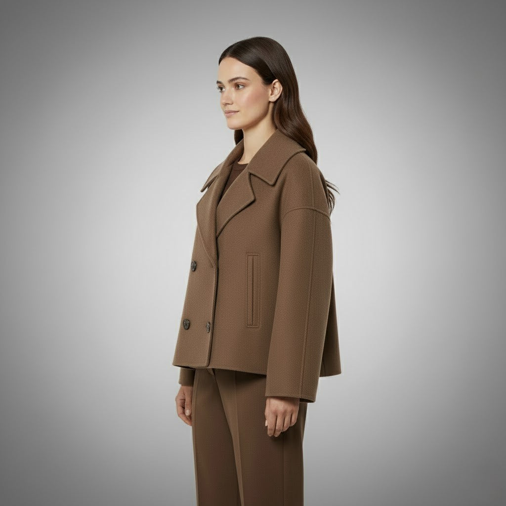 Georgia | Chaqueta corta clásica de doble botón para mujer