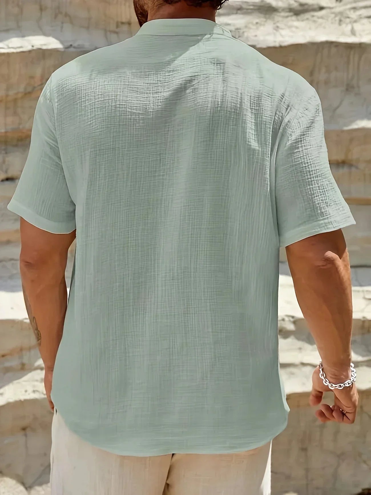 Cozy Stand-Collar Summer Shirt