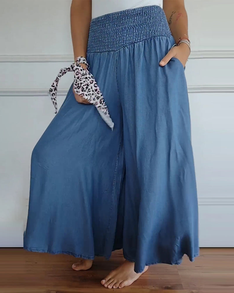 Jasper | Pantalón Smocked de Cintura Fluida