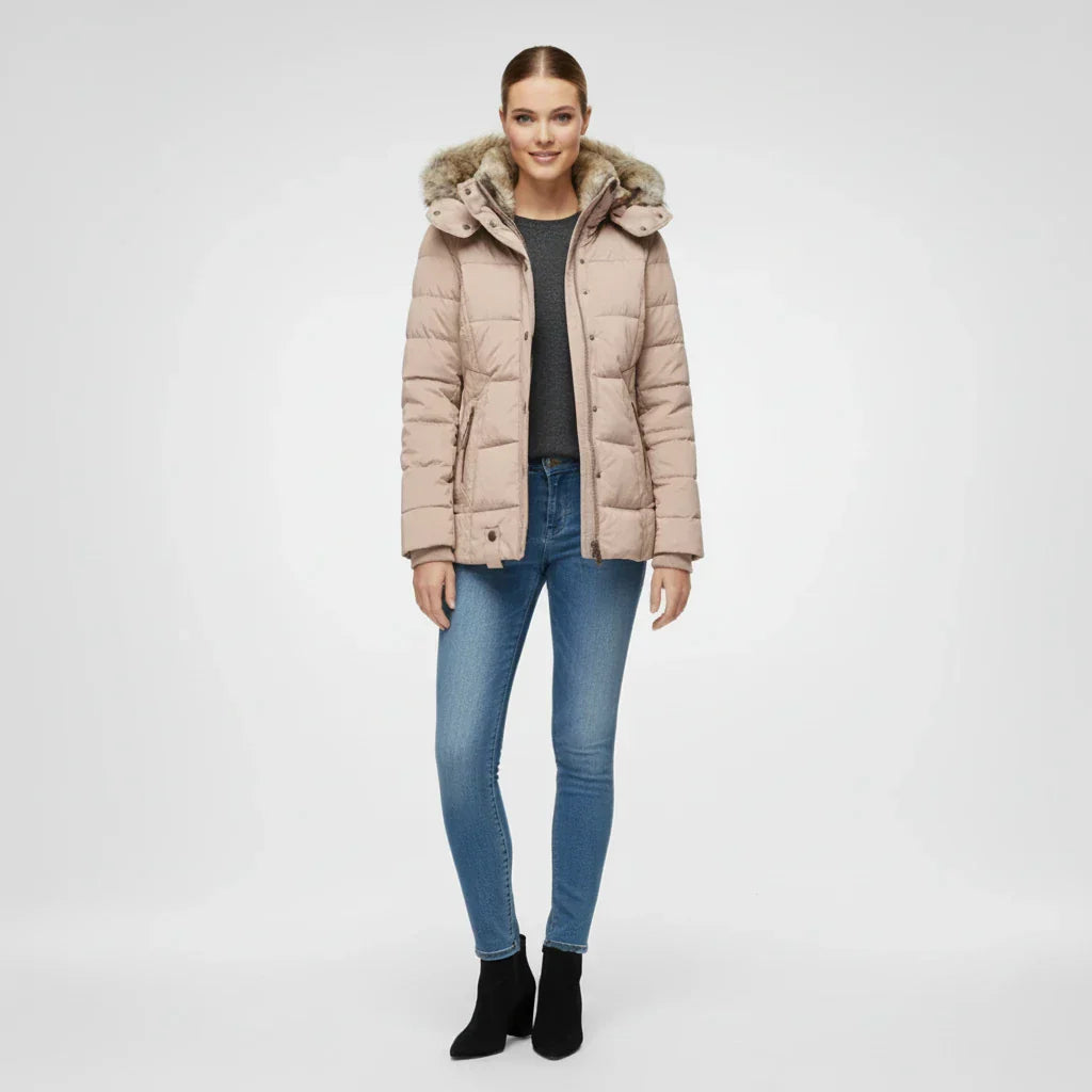 Women's Hooded Quilted Puffer Jacket