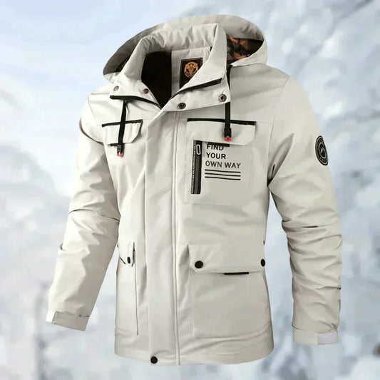 Comfortable Windproof Waterproof Jacket with Multi Pockets