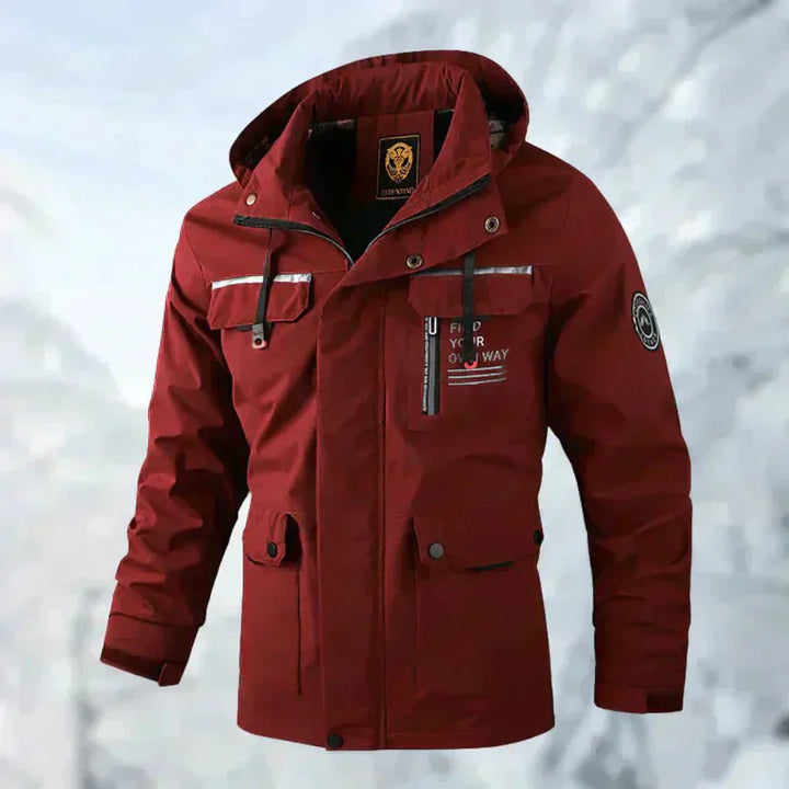 Comfortable Windproof Waterproof Jacket with Multi Pockets