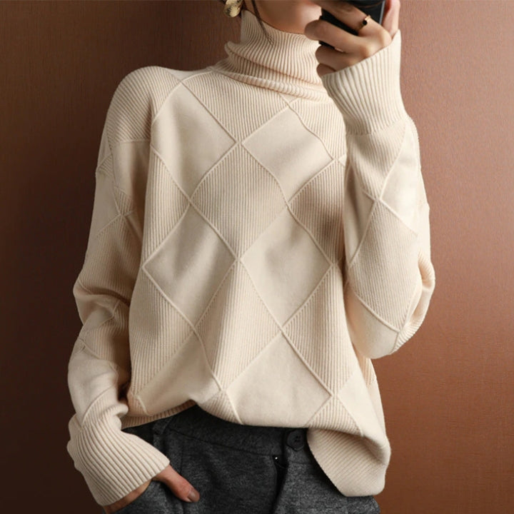 Natalie | Women’s Cozy Oversized Ribbed Knit Sweater