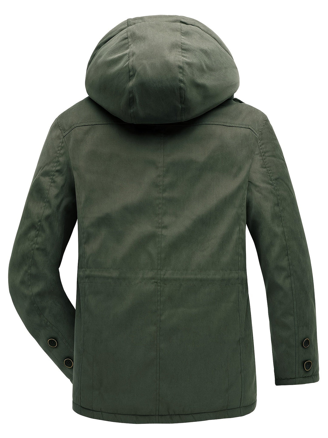 Men’s Warm Thick Hooded Utility Jacket