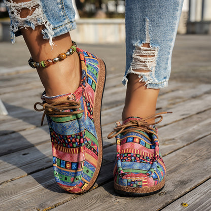 Enora - Zapatillas Retro Coloridas para Mujer