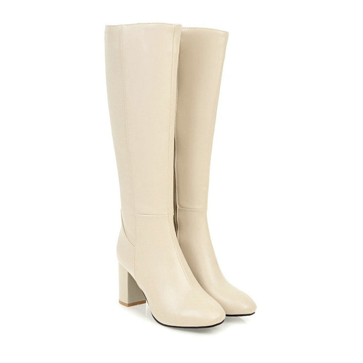 Women’s Elegant High Heel Knee Boots