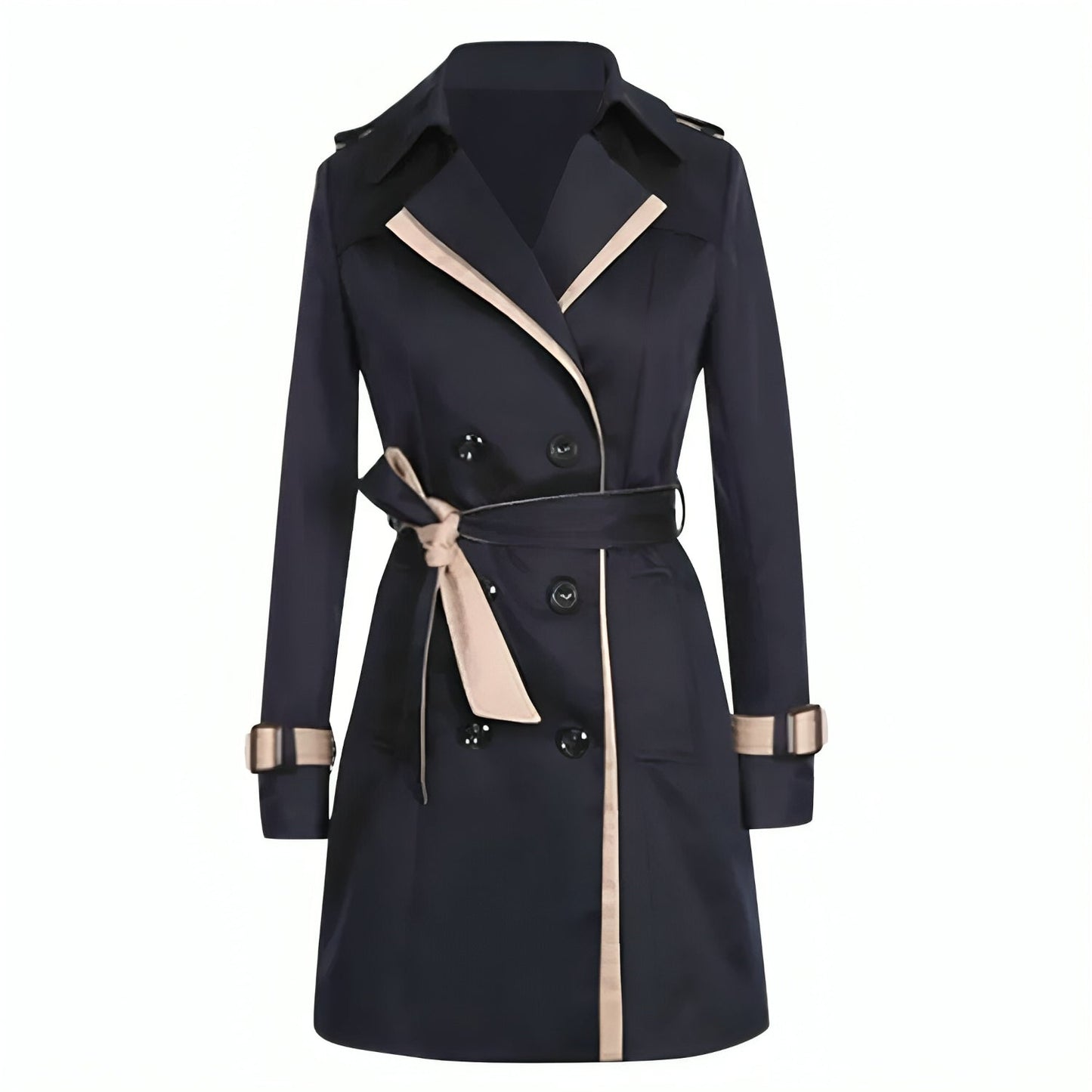 Stella | Gabardina cruzada elegante para mujer
