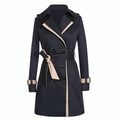 Stella | Gabardina cruzada elegante para mujer