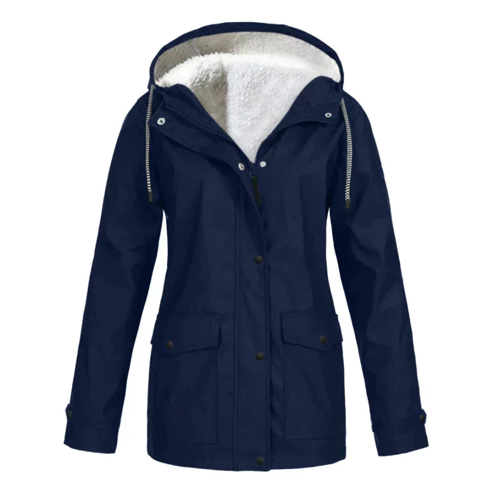 Kaitlyn | Parka de invierno con forro de piel para mujer