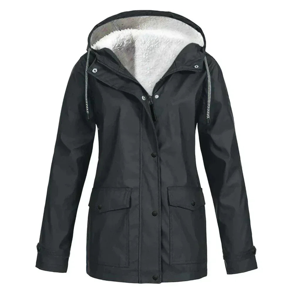 Kaitlyn | Parka de invierno con forro de piel para mujer