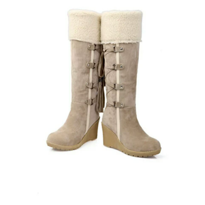 Women’s Knee High Wedge Winter Boots