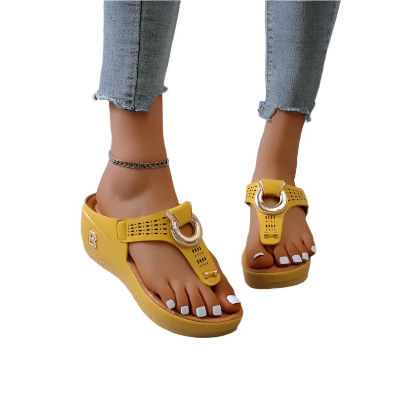 Alicante Soft Cushioned Wedge Sandals