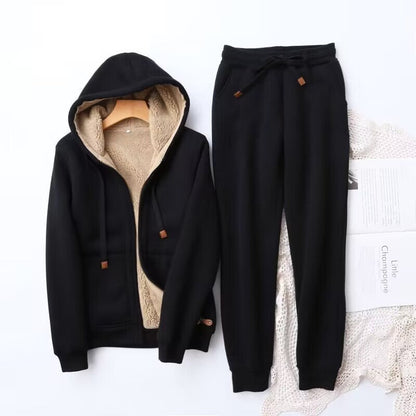 Kaitlyn | Conjunto de sudadera y jogger de invierno para mujer