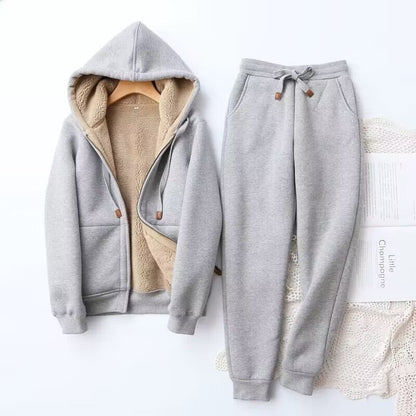 Kaitlyn | Conjunto de sudadera y jogger de invierno para mujer